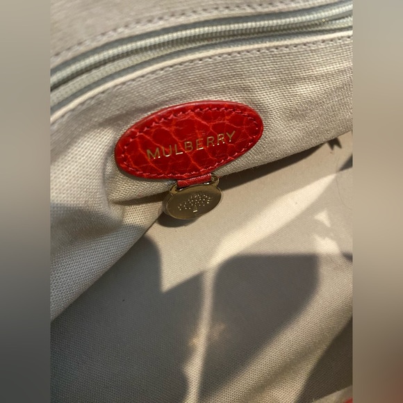 Mulberry Alexa Poppy Red Shrunken Calf - Picture 6 of 13